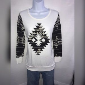 Vocal Aztec print long sleeve.